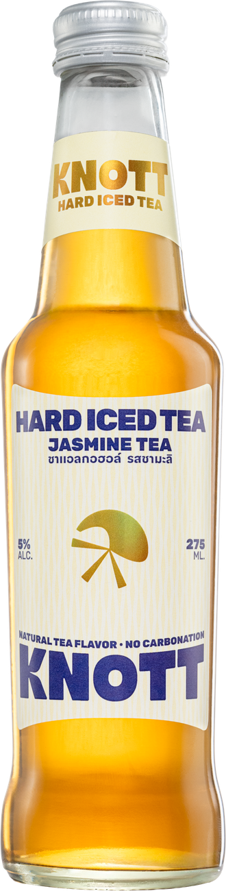 KNOTT Hard Iced Tea, jasmine tea, 275 ml bottle