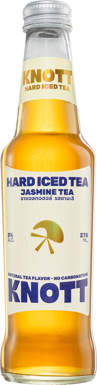 KNOTT Hard Iced Tea, jasmine tea, 275 ml bottle
